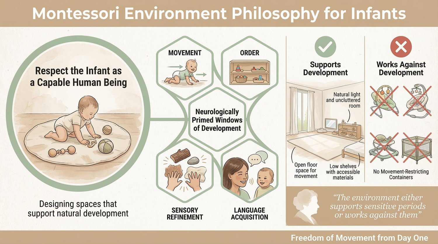 How to Build a Montessori Play Space for Your Infant