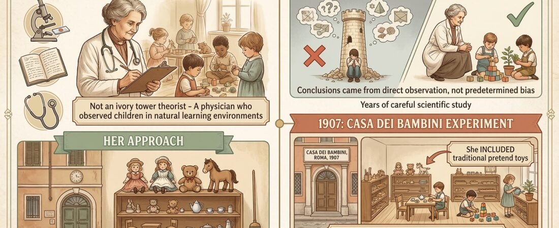 Why Montessori Doesn’t Encourage Pretend Play