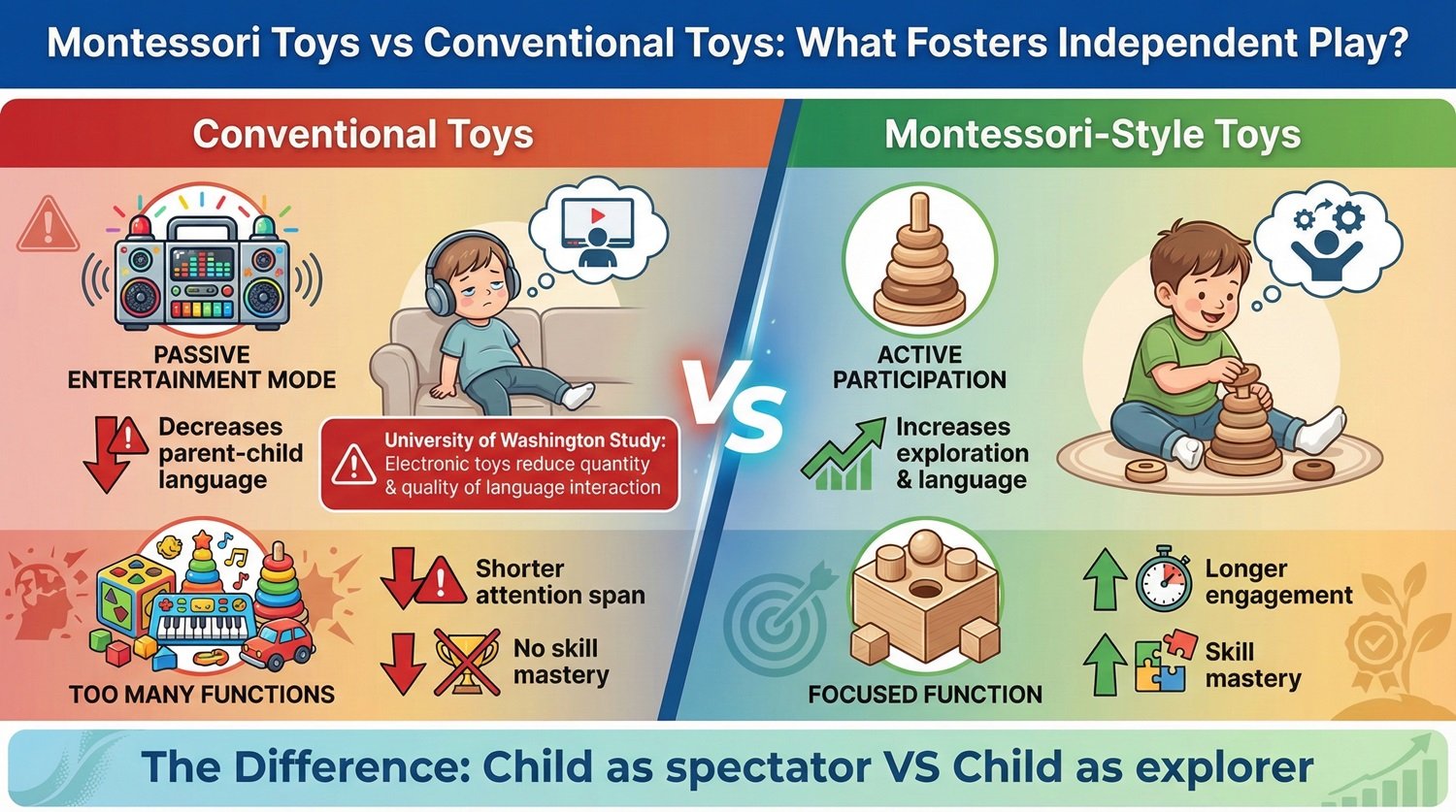 The Complete Guide to Montessori Toys That Actually Foster Independent Play
