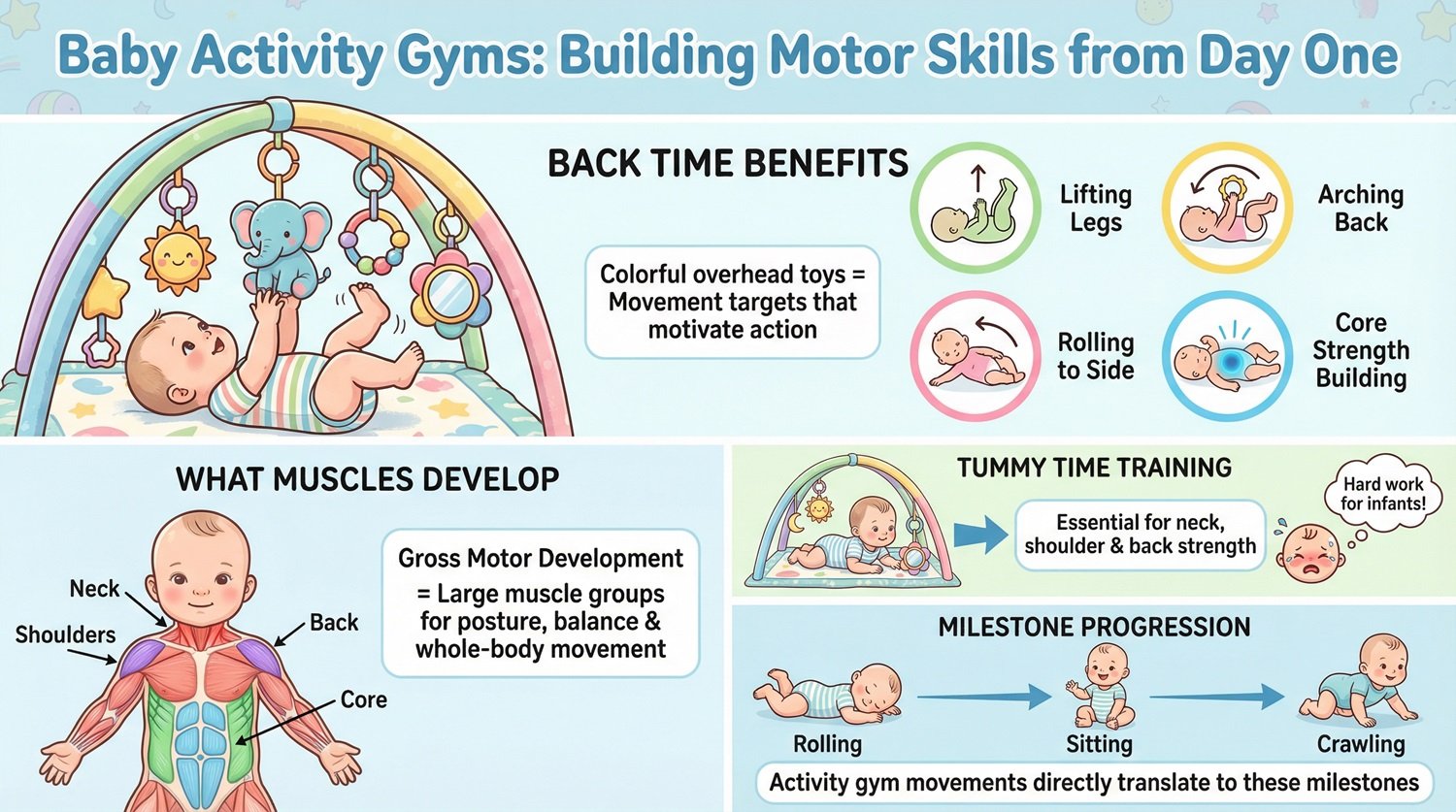 Baby Activity Gyms and Motor Skill Development