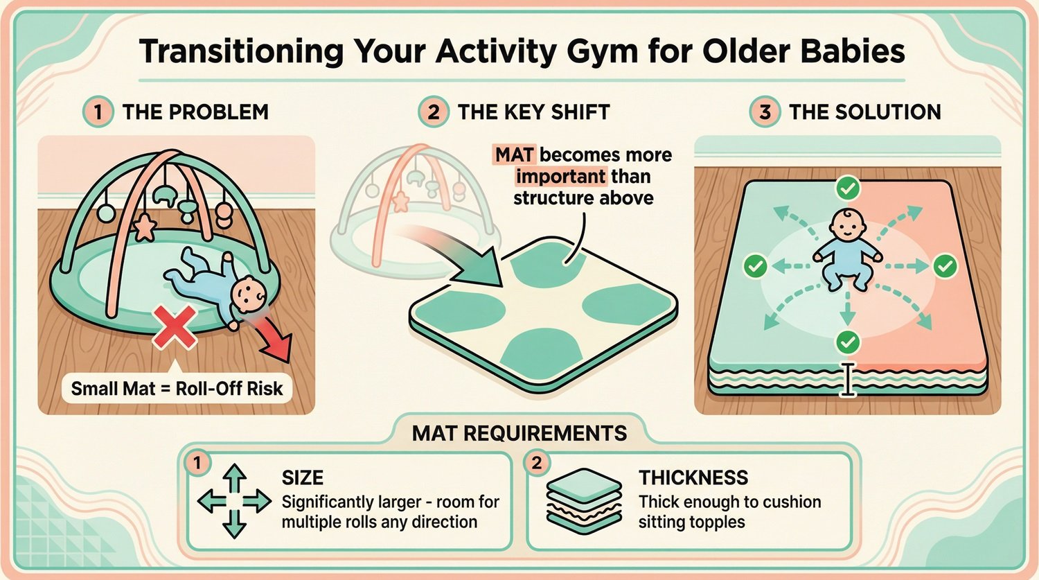 From Gym to Play Mat: Transitioning Your Activity Gym for Older Babies