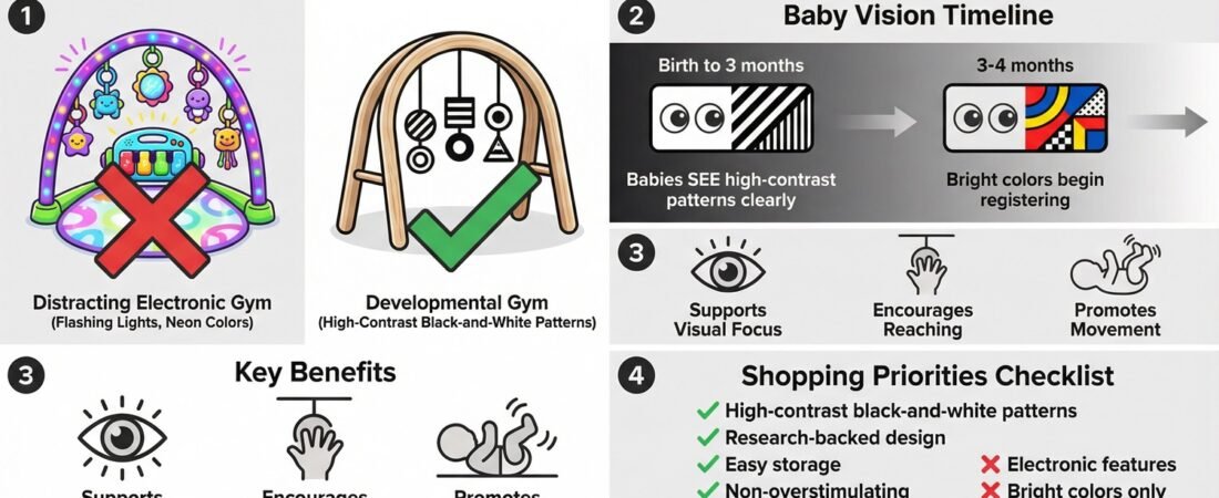 Top-Rated Activity Gyms with High-Contrast Patterns for Visual Stimulation