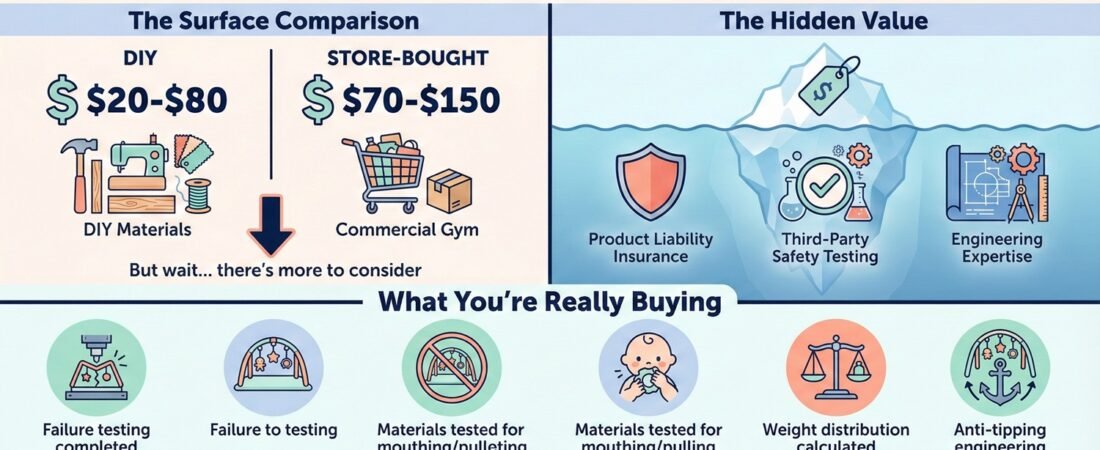 DIY vs. Store-Bought Baby Activity Gyms