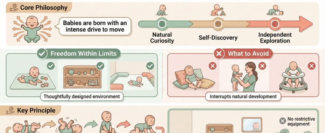 Montessori Play Ideas for 6-9 Month Old: Movement