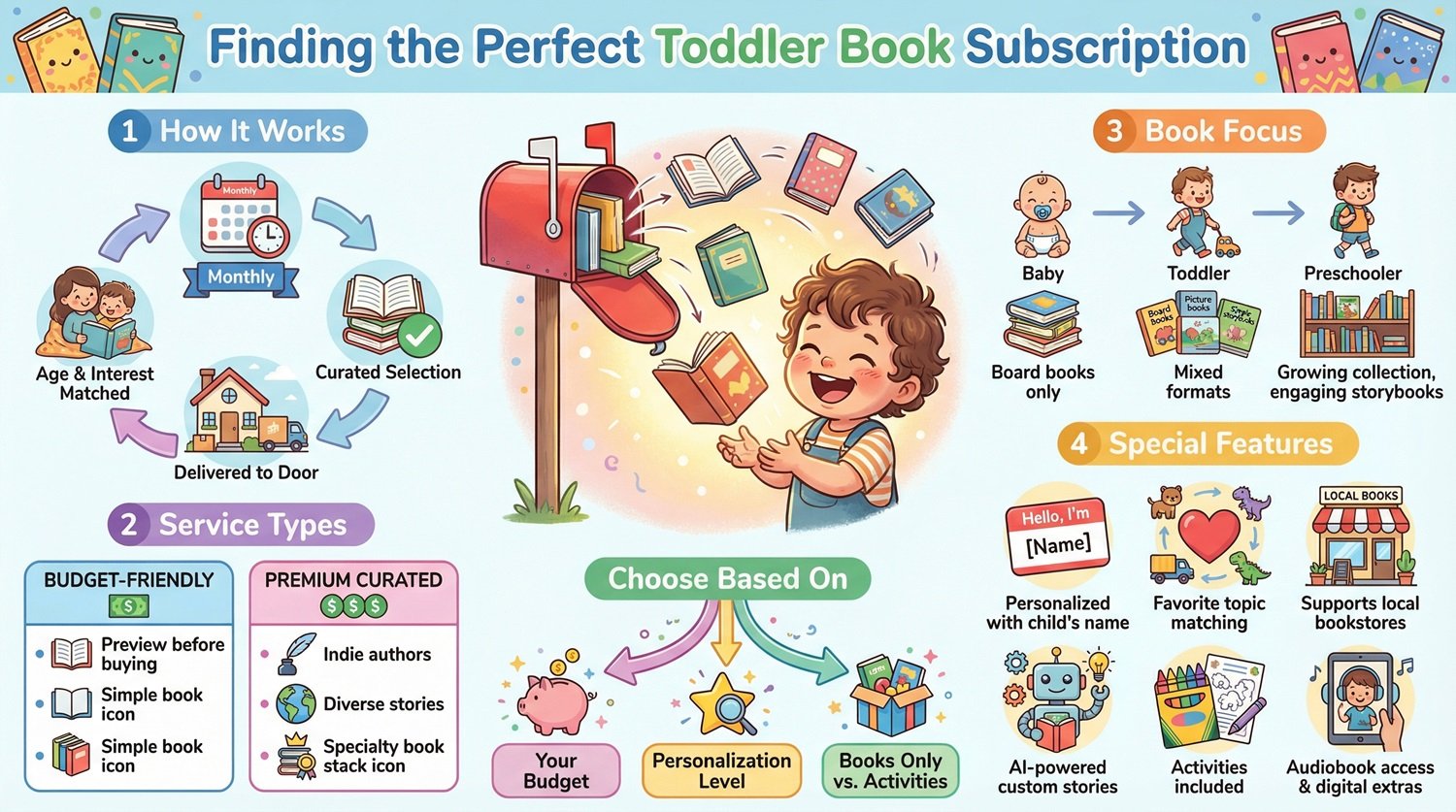 The Best Personalized Book Subscriptions for Toddlers