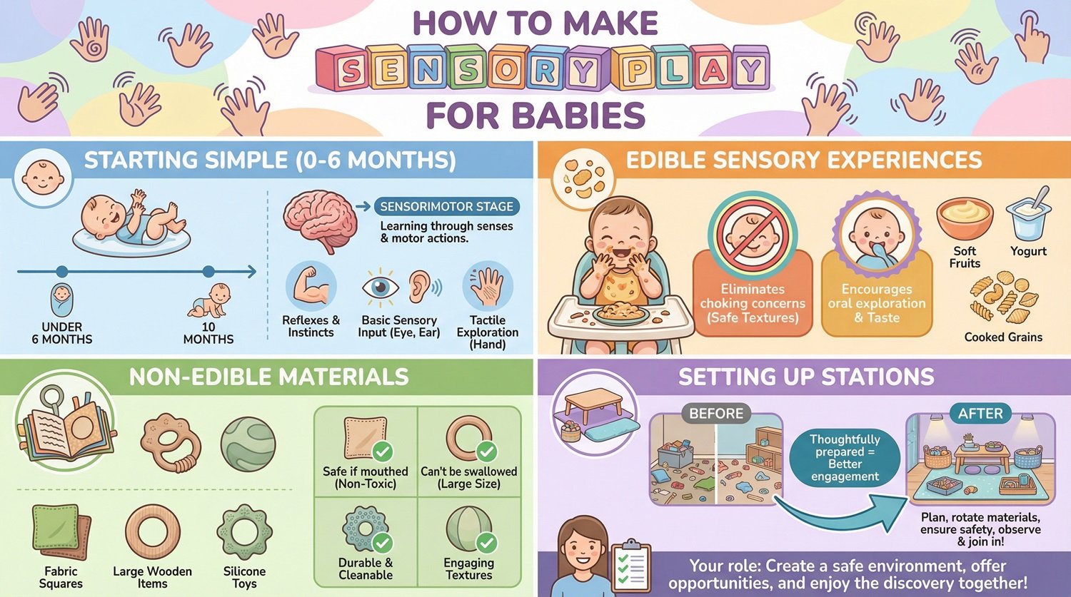 How to Make Sensory Play for Babies