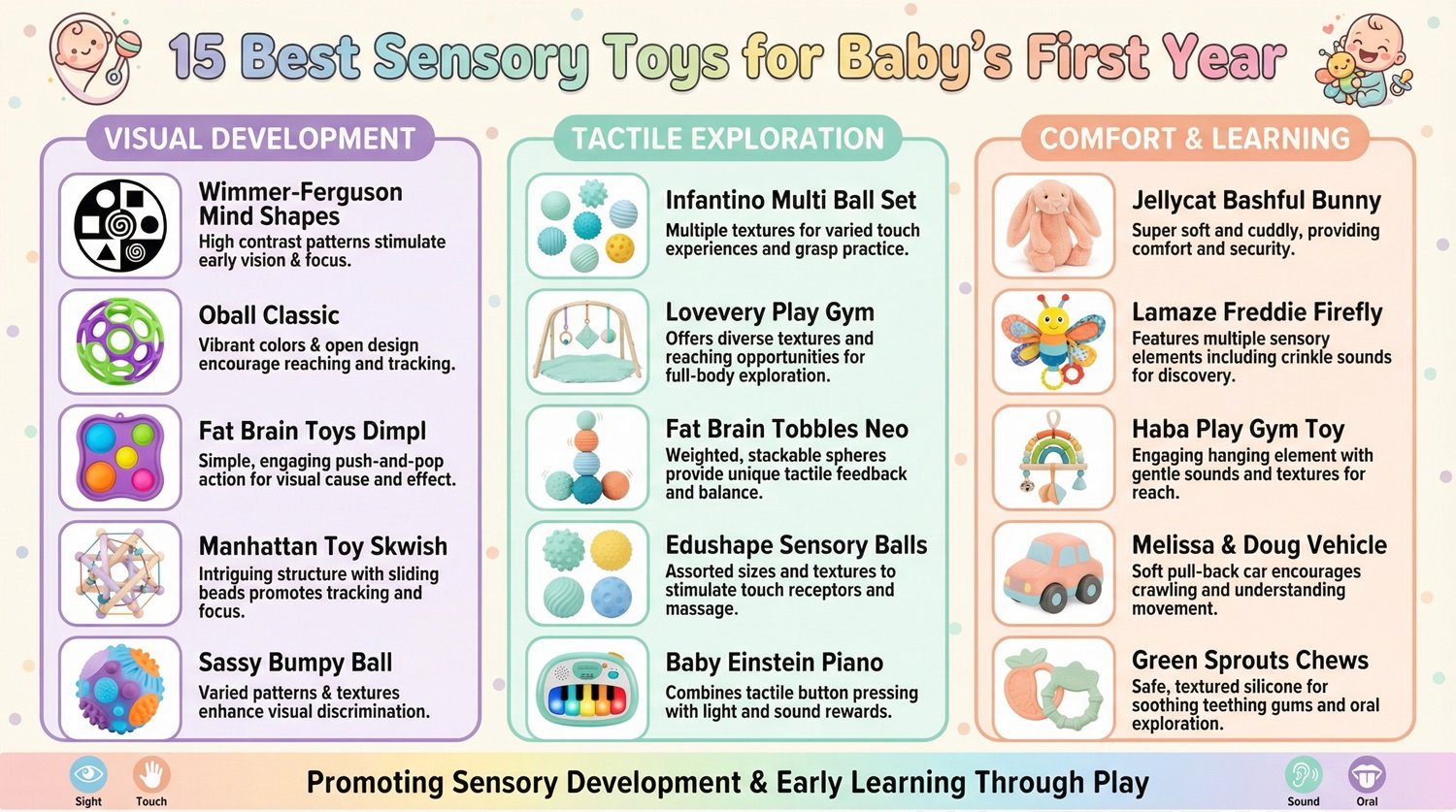 15 Best Sensory Toys for Babies in Their First Year