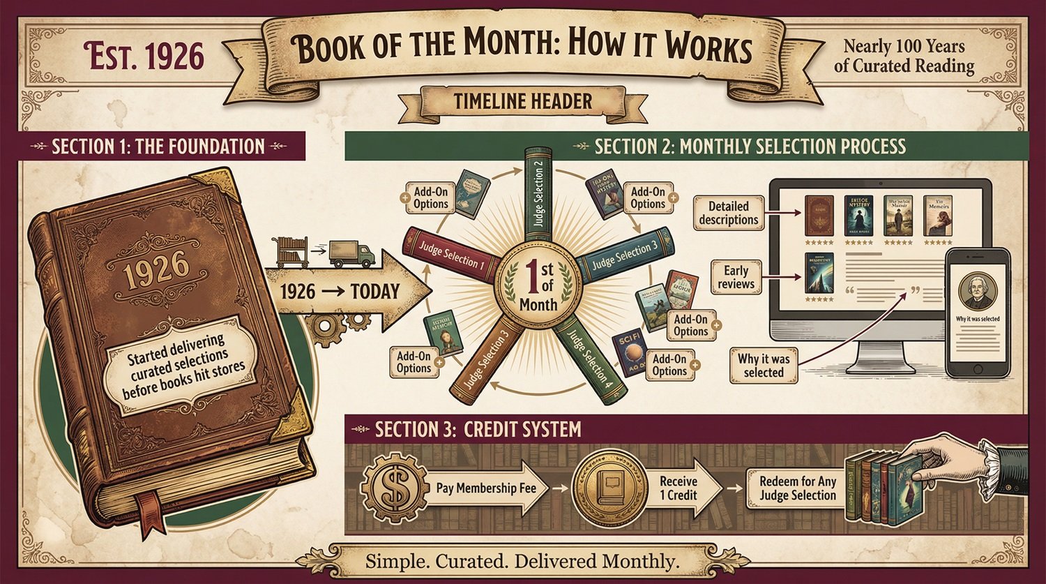 How Book of the Month Subscriptions Work