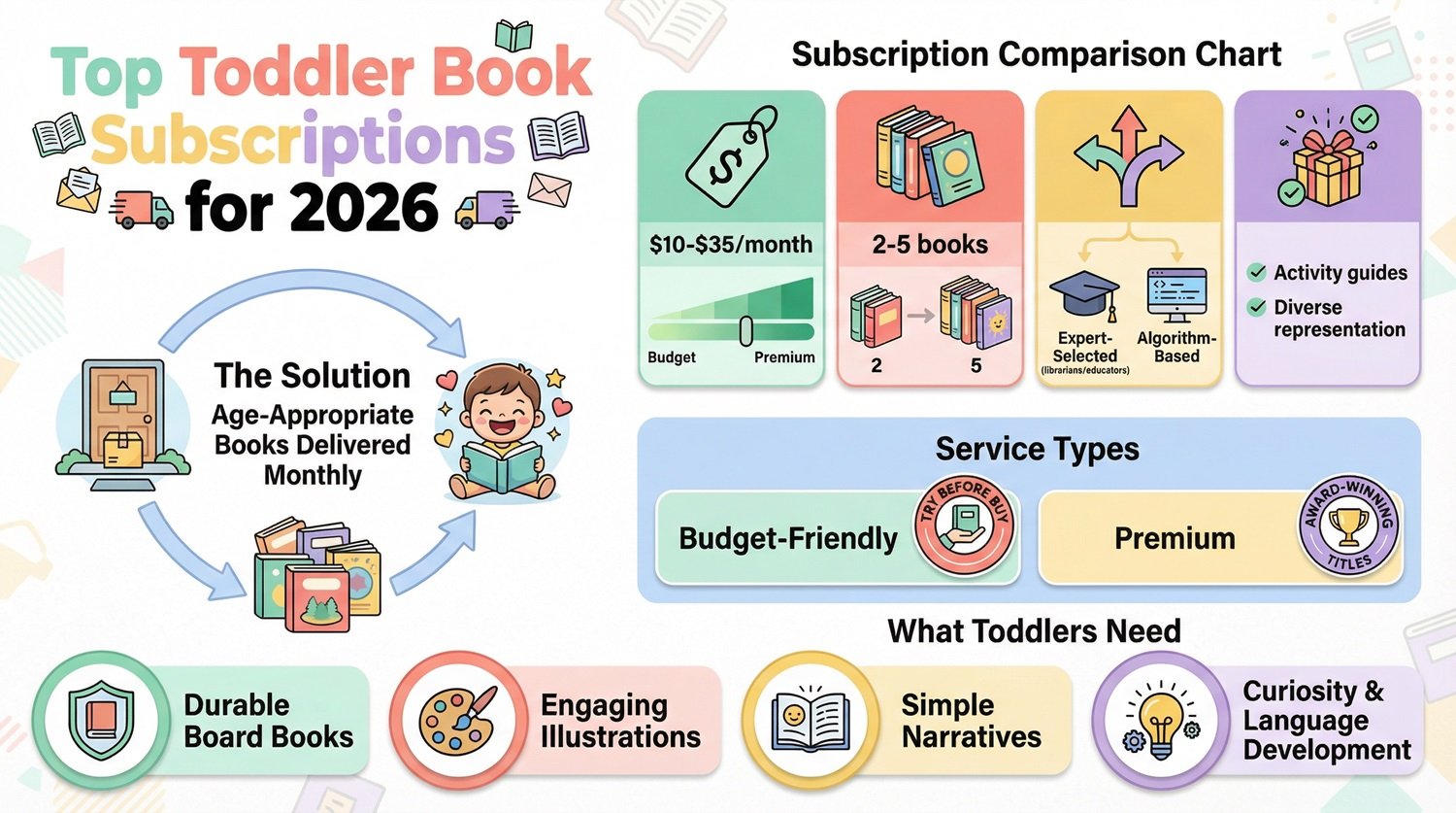 Expert-Approved Toddler Book Subscriptions for Early Learning