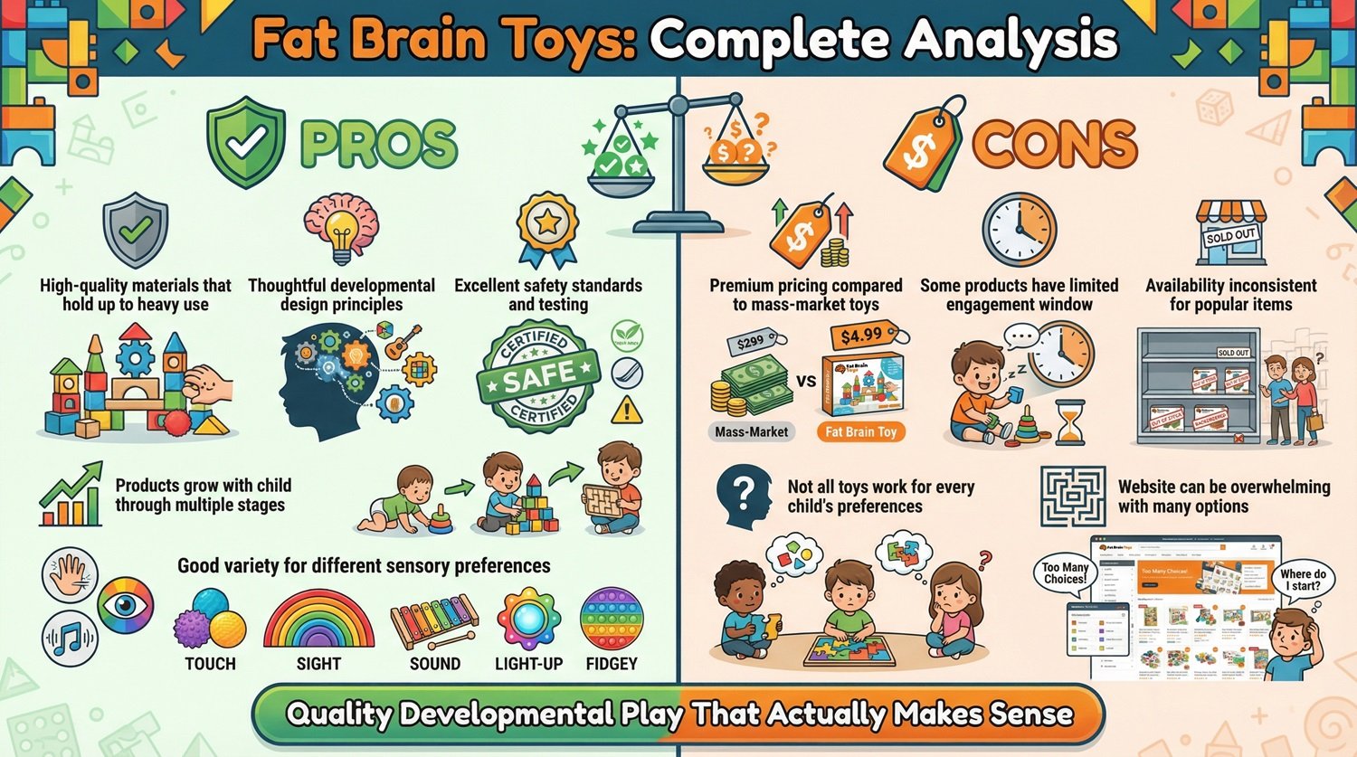 Review of Fat Brain Toys: Complete Analysis, Quality Developmental Play That Actually Makes Sense