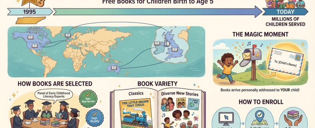 How to Get Free Books for Children by Mail