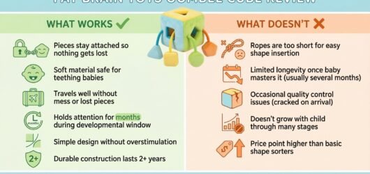 Fat Brain Toys Oombee Cube Review 2025: Shape Sorter That Stays Together