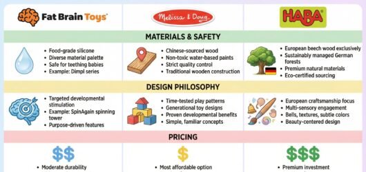 Fat Brain Toys vs Melissa & Doug vs HABA: Which Brand Builds Better Baby Brains?