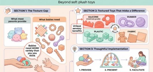 Textured Toys for Baby Touch Development